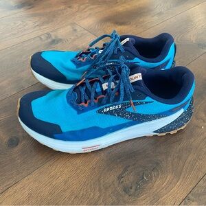 Brooks Running Shoes Men’s 13 Blue Lightweight Trainer 1103991D490